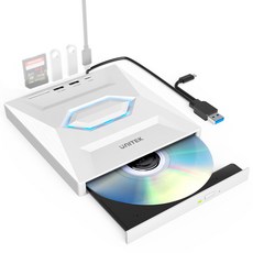 Unitek USB USB 3.0Type [Windows 라이트 점등 개량 버젼 게임기식 다기능 외장 CD·DVD