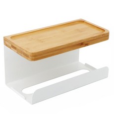 免打孔捲紙巾架, 白色