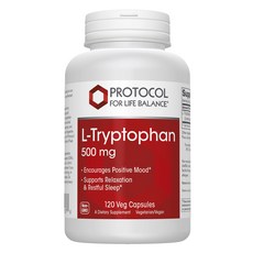 Protocol For Life Balance L-色胺酸 500mg 素食膠囊, 1個, 120錠