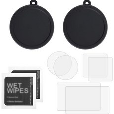 DJI Osmo Action 6 렌즈 화면 보호필름 HD 강화유리 전면후면 보호대 긁힘 방지 필름 실리콘 캡 버블 프리 액션 카메라 액세서리 키트, DJI Osmo Action 6 렌즈 화면 보호필름 H