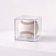 4개 아크릴 야구공 케이스 싸인볼 보관함 진열함 장식함