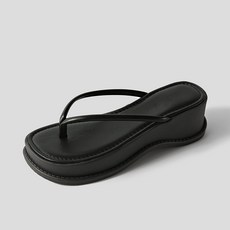 가빈 웨지 플랫폼 쪼리 슬리퍼(5cm)