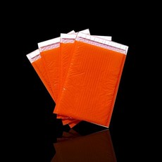 파손방지 오렌지 택배 안전봉투 17cmX28cm +4cm 5장 택배안전봉투 뽁뽁이봉투 에어캡봉투 안전봉투 에어캡+노드커머스Shop, 빠른배송