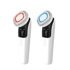 DFMEI 美容儀器家用臉部按摩儀面部清潔洗臉導入儀眼周提拉, 1個, 白色:中文版