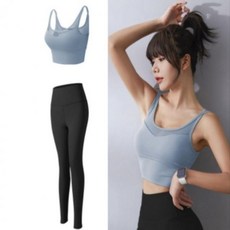 여성 요가복 상하의 세트 브라탑 레깅스 피트 니스 운동복 요가복하의 트레이닝복 헬스복 102115