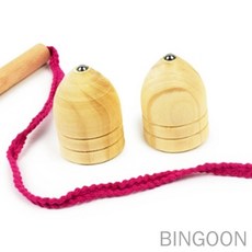 빈군 나무 팽이 세트 팽이돌리기