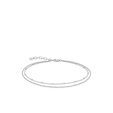 모니카비나더 더블 체인 앵클릿