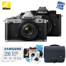 니콘정품 Z f + Z 40mm F2 SE KIT 실버 / 256G+가방풀패키지 /ED, 02 Z f + 40mm 실버 /256G+가방풀패키지