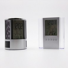 펜홀더 스마트 펜꽂이 시계 달력 판촉물 인쇄 환영, 날개수납 그물 펜홀더