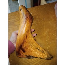 原木風手工木雕擺件，天然紋理木質工藝品，居家裝飾擺設品, 1, 1個