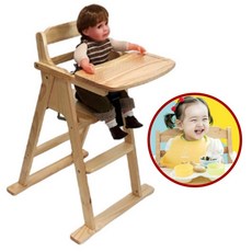 유아용 접이식 식탁의자 원목 내츄럴 이유식 안전한, 상세페이지 참조