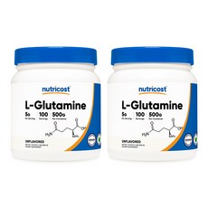 뉴트리코스트 L-글루타민 파우더 500g 무맛 2개