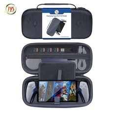 JYS PS Portal PS5 PSP 串流 掌機 主機包 收納包, 1個, Black