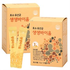 생생바이옴 K낙산균 보울라디 유산균 마이크로바이옴 포스트바이오틱스 유익균 30포 2개, 3.5g