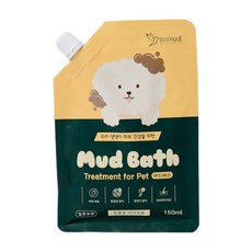 에코띠끄 강아지 머드팩 컨디셔너 린스 트리트먼트, 1개, 150ml