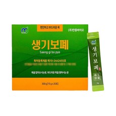 만종바이오 생기보폐 300g 특허성분 지리산 제주도, 20개, 15g