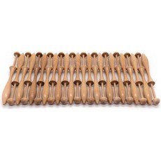 보빈 레이스 덴마크 스타일 세트 12 24 50 레이스메이킹 보빈. 길이 4.25인치. 천연 원목으로 제작되었습니다. 온라인 제작 용품 메이커 컬렉션