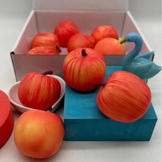 減壓玩具新款奶酪捏捏樂發泄兒童解壓玩具 軟萌仿真食品廠家, 發泄蘋果, 1個