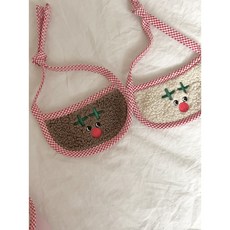 강아지 크리스마스 루돌프케이프, 브라운, 1개