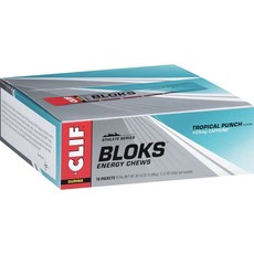 CLIF Bloks風味能量棒, 熱帶沖床, 1盒, 1.08kg