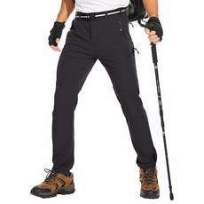 NATUVENIX 하이킹 팬츠 남성용 경량 남성용 여행 바지 신축성 있는 작업 바지 남성용 빠른 건조 낚시 바지 아웃도어 블랙벨트 포함 34 x 30 144193