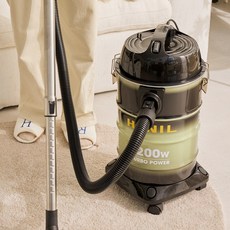 한일전기 업소용 건습식 청소기 대용량 세차장 사무실 대형 매장 청소기, 블랙, 건습식청소기