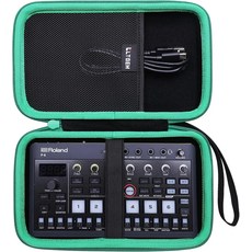롤랜드 AIRA 컴팩트 P-6 S-1 T-8 E-4 J-6 크리에이티브 러 드럼 시퀀서와 호환되는 LTGEM 케이스 블루케이스 전용, Green