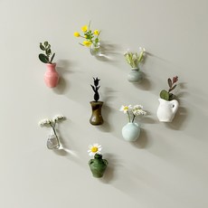오브제 마그넷 미니 화병 8종세트, 8 SET