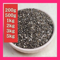 수입 치아씨드 chiaseed 200그램 500그램 1키로 2키로 3키로 5키로 파라과이산 chiaseeds 치아씨 우리 가족을 위한 건강한 식단 관리, 1개, 200g