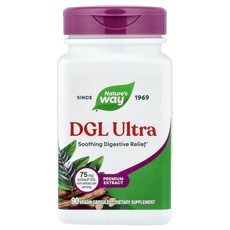 Nature's Way DGL 울트라 비건 캡슐, 90, 1개