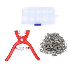 정 추천제안스토어 똑딱이 단추 펀칭기 단추세트 교체, 유광