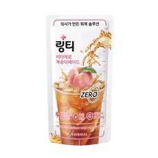 링티 라지 비타제로 복숭아에이드, 16개, 340ml
