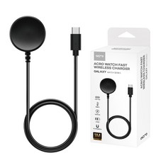 ACRO 갤럭시워치 무선 충전기 8 7 6 5 4 울트라 호환, C타입, 1개