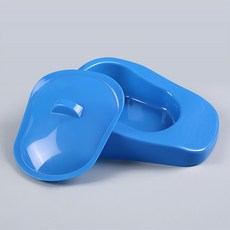 보드미 이동식 좌변의자 대변통 와상 환자 노인 성인용 가정용 대변의자 대변기 좌변기 용품, 옵션2 블루, 1개, 손잡이 대변통