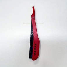 로본 최신 1PCS 남자 클래식 면도기 홀더 위장 패턴 면도 도구 스트레이트 에지 수염 컷 트리머, Red