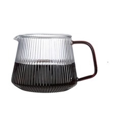 V자형 주둥이가 있는 세련된 고붕규산 유리 커피 포트 - 푸어오버 양조 및 홈 의례용, 03 500ml