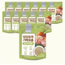 이즈칸 고양이 영양듬뿍 기력보충, 닭고기야채죽, 80g, 12개