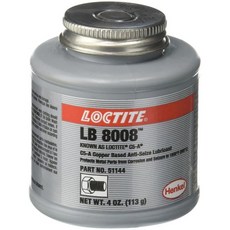 록타이트 51144 구리 LB 8008 C5A 방청 윤활제 20도 화씨 최저 온도 등급에서 1800도 등급 4액량온스 브러시 탑 캔, 록타이트 51144 구리 LB 8008 C5A 방청 윤