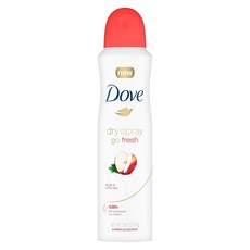 Dove 도브 드라이 스프레이 고 프레쉬 데오드란트 애플&화이트 티 107g Dry Spray Go Fresh Apple White Tea, 1개, 150ml