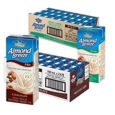 아몬드 브리즈 오리지널 190ml 24팩 + 초콜릿 190ml 24팩, 48개