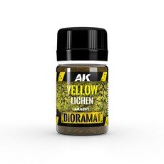 AK8261 AK Dioramas 黃色地衣 - 模型場景植被, 1個