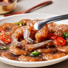 어촌명가 밥도둑 비법 간장 깐 새우장, 500g, 1개