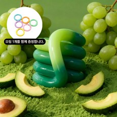 릴랙스랩 스트레스해소 피젯토이 온도변화 변색 손장난감 집중력강화 휴대용 키링형, 1개, 말차그린 변색 1개, 말차그린 변색