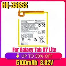 갤럭시 탭 A7 라이트 휴대 전화 배터리 용 새로운 고품질 교체 49805100mAh HQ-3565S, 01 HQ-3565S, 01 CHINA