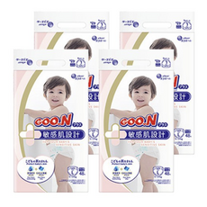군 2018년 오리지널 테이프 밴드형 기저귀 남녀공용 중형 M(6~11kg), 대형(L), 144매