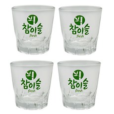 참이슬 fresh 소주잔, 혼합색상, 4개