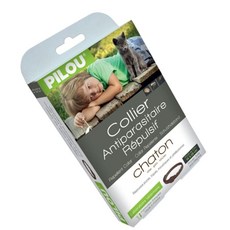 벌레방지목걸이 고양이 해충예방 목걸이 키튼 마당냥 외출 목줄 28cm, 본상품