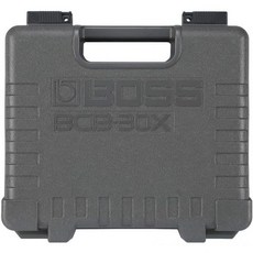 BOSS BCB30X 울트라 포터블 기타 이펙트 페달 보드와 일체형 뚜껑이 있는 케이스 작고 내구성이 뛰어나며 견고한 보호 기능으로 페달에 맞춤 제작 가능, BCB-30X