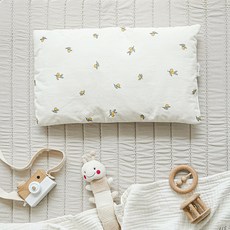 마롤로뜨 사계절 30수 씬필로우 유아 신생아 돌 아기 베개 낮은베개, 싱싱올리브_씬필로우