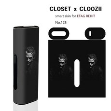 이태그 리히트 ETAG REHIT 호환 궐련형 스킨 스티커 케이스, 1개, J커블랙(125)